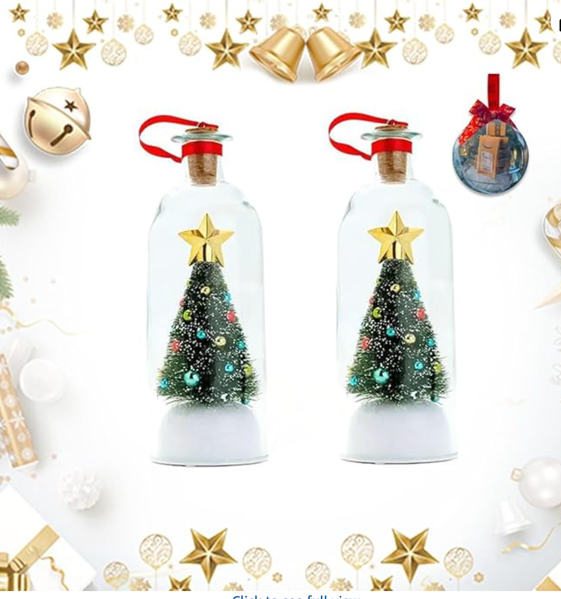 Christmas Tree Message in a Bottle