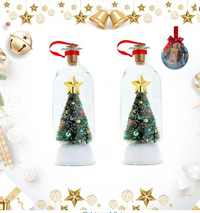 Christmas Tree Message in a Bottle